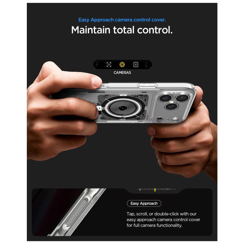 Θήκη TPU & PC Spigen Ultra Hybrid Magsafe Apple iPhone 17 Pro Max Neo One Διάφανο