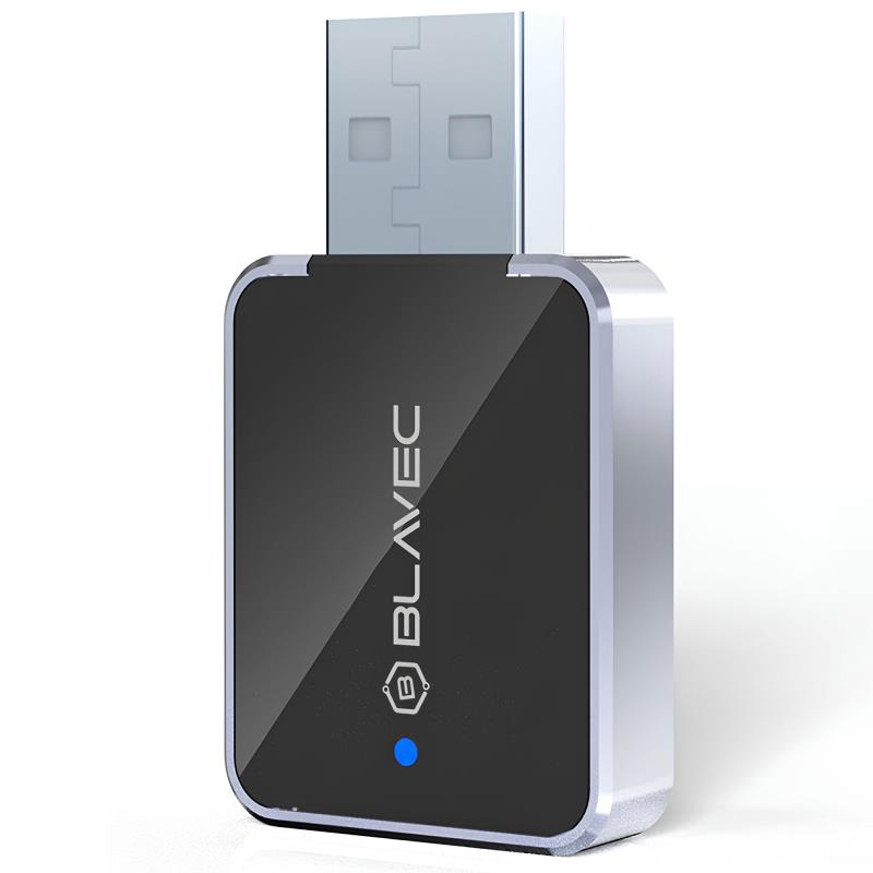 Ασύρματος Προσαρμογέας Blavec BCP-02 Carplay/ Android Auto με Bluetooth Wi-Fi USB A & USB C Adapter Μαύρο