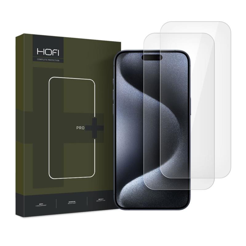 Tempered Glass Full Face Hofi Pro+ Apple iPhone 16 Pro Max Διάφανο (2 τεμ.)