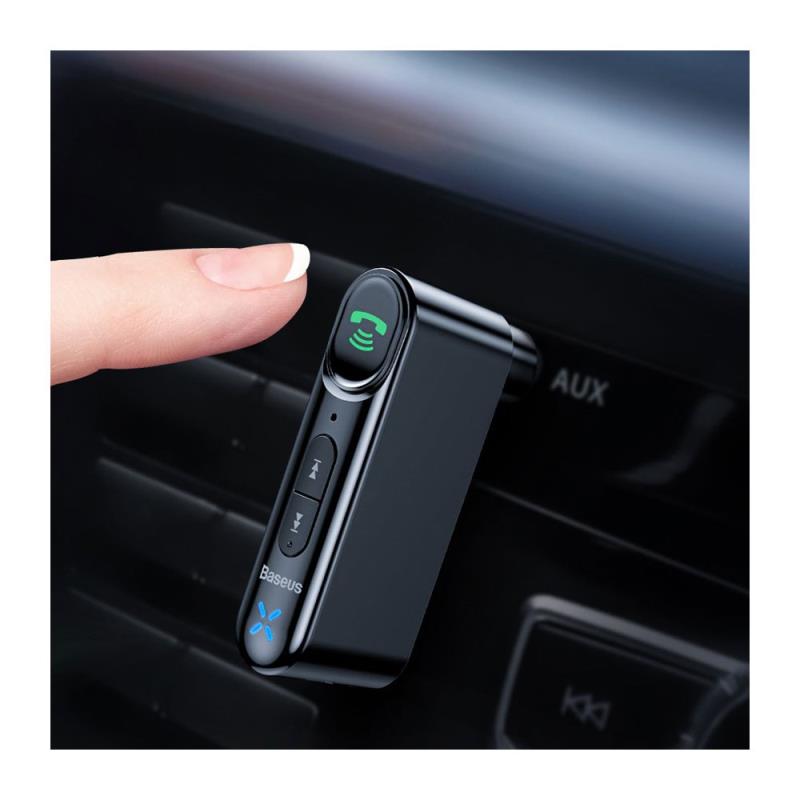Bluetooth Audio Receiver AUX mini jack Baseus Qiyin WXQY-01 για Αυτοκίνητο & Άλλες Συσκευές Μαύρο