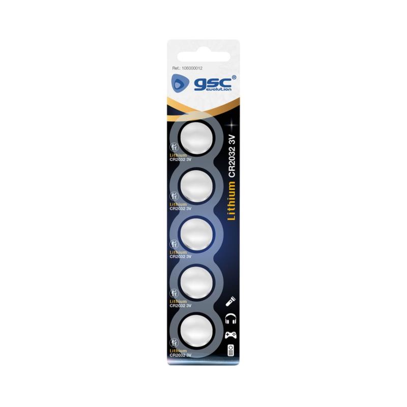 Μπαταρία GSC Lithium Button Cell CR2032 (5 τεμ.)