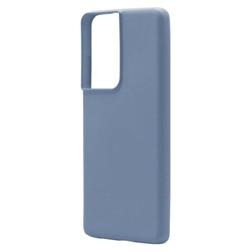Θήκη Liquid Silicon inos Samsung G998 Galaxy S21 Ultra 5G L-Cover Γκρι-Μπλε