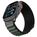 Λουράκι Spigen WBF1 Apple Watch (44/ 45/ 46/ 49mm) Μαύρο-Πράσινο
