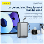 Φορτιστής Ανάγκης Foneng PX128 65W 30000mAh Σκούρο Γκρι