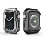 Θήκη TPU & PC Devia Sport Apple Watch 7/ 8/ 9 41mm Shock Proof Μαύρο
