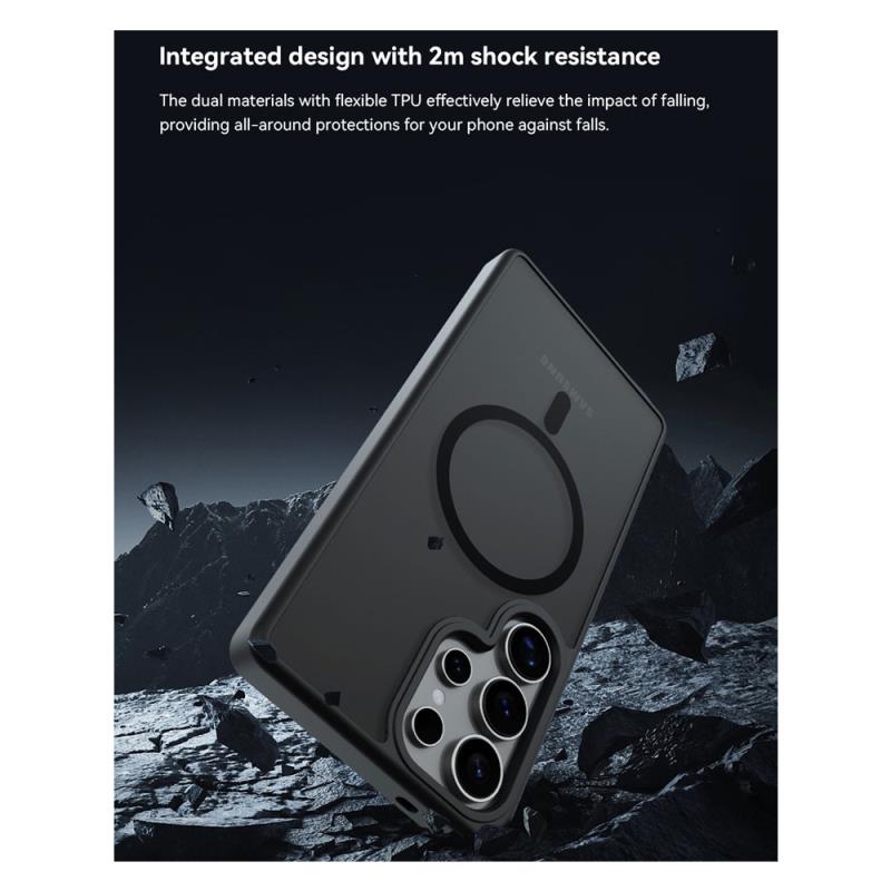 Θήκη TPU & PC Devia Samsung Galaxy S25 5G Magnetic Shock Proof Pino Μαύρο