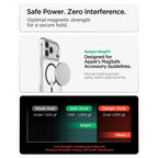 Θήκη TPU & PC Spigen Apple iPhone 18 Pro Max/ 17 Pro Max MagSafe Ultra Hybrid Διάφανο-Γκρι
