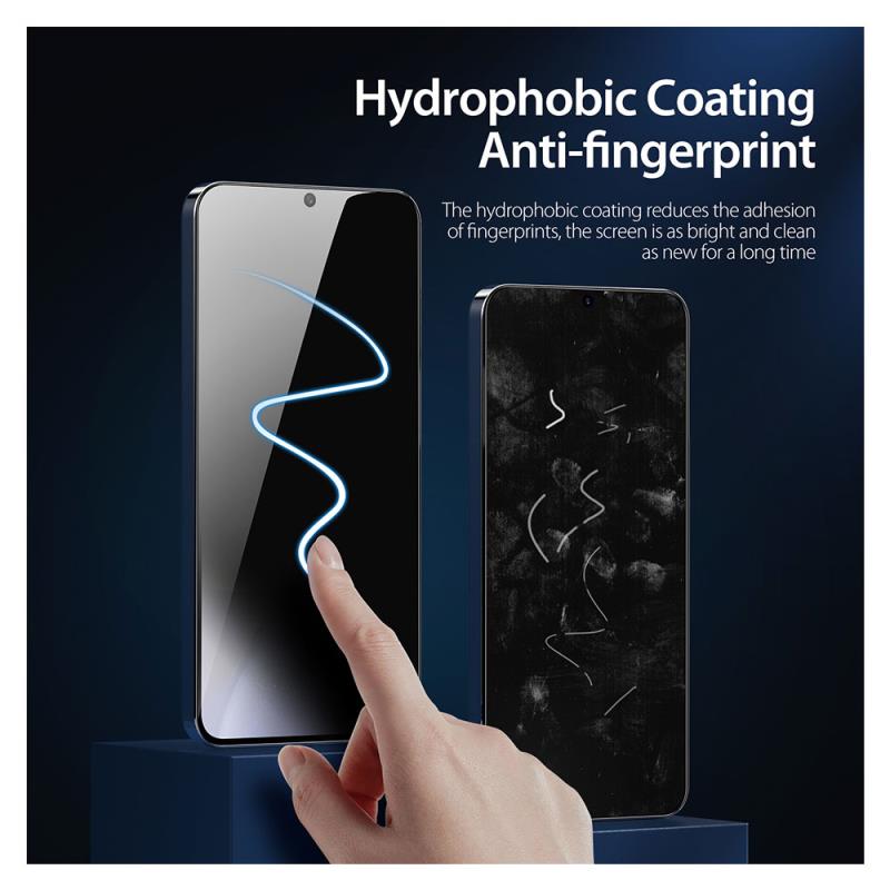 Tempered Glass Full Face Privacy Dux Ducis Apple iPhone 16 Plus Μαύρο (1 τεμ.)