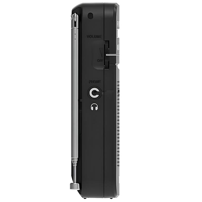 Φορητό Ραδιόφωνο Τσέπης LTC Lega με AM/FM & Mini Jack 3.5mm Μαύρο