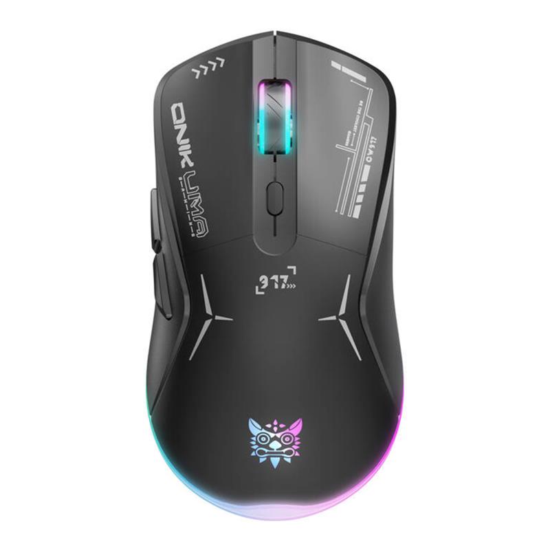 Ασύρματο Ποντίκι Onikuma CW917 Gaming RGB Μαύρο