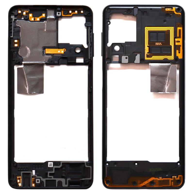 Μεσαίο Πλαίσιο Samsung A225F Galaxy A22 4G Μαύρο (Original)