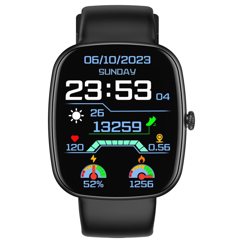 Smartwatch Devia WT5 1.83" Μαύρο