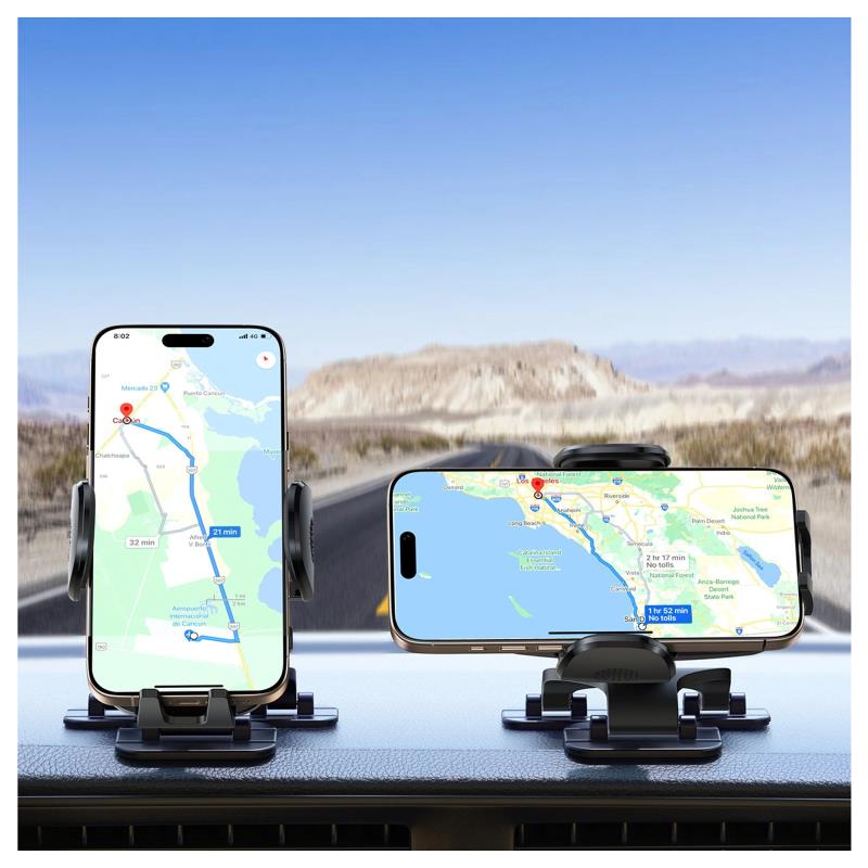 Universal Βάση Στήριξης Ταμπλό Αυτοκινήτου Joyroom JR-ZS259 με 3 Ρυθμιζόμενα Πόδια για Smartphones 4.7"-7.0" Μαύρο