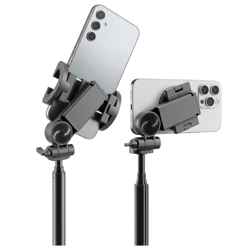 Ασύρματο Selfie Stick & Τρίποδο Maxlife MXST-200 Magnetic για Smartphones Πλάτους 55 έως 95mm Μαύρο