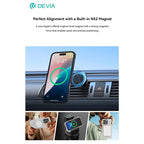 Θήκη TPU Devia Apple iPhone 16 Pro Max Magnetic Shock Proof Ripple Μαύρο