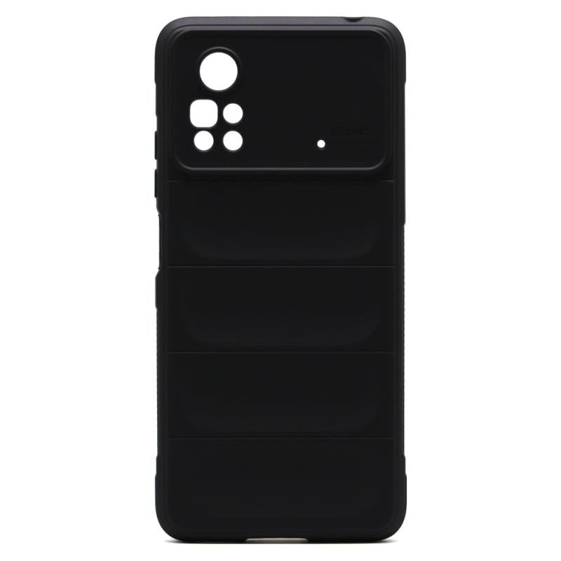Θήκη Shield TPU inos Xiaomi Poco X4 Pro Stripes Μαύρο