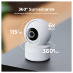 Home Security Camera C22 Imilab 360° 3K Μαύρο