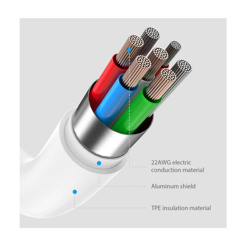 Καλώδιο Σύνδεσης USB 2.0 Devia EC146 USB C σε Lightning PD 20W 1m Smart Λευκό