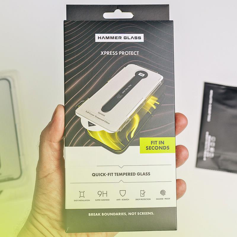 Tempered Glass Hammer Glass Apple iPhone 16 Pro 5G/ 17 5G Xpress Protect με Application Tool (1 τεμ.)