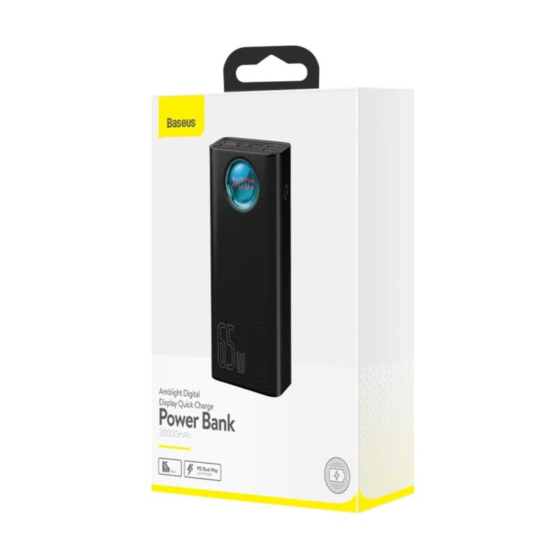 Φορτιστής Ανάγκης Baseus Amblight 65W 30000mAh Μαύρο