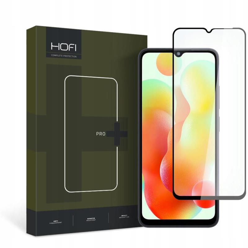 Tempered Glass Full Face Hofi Pro+ Xiaomi Redmi 12C Μαύρο (1 τεμ.)