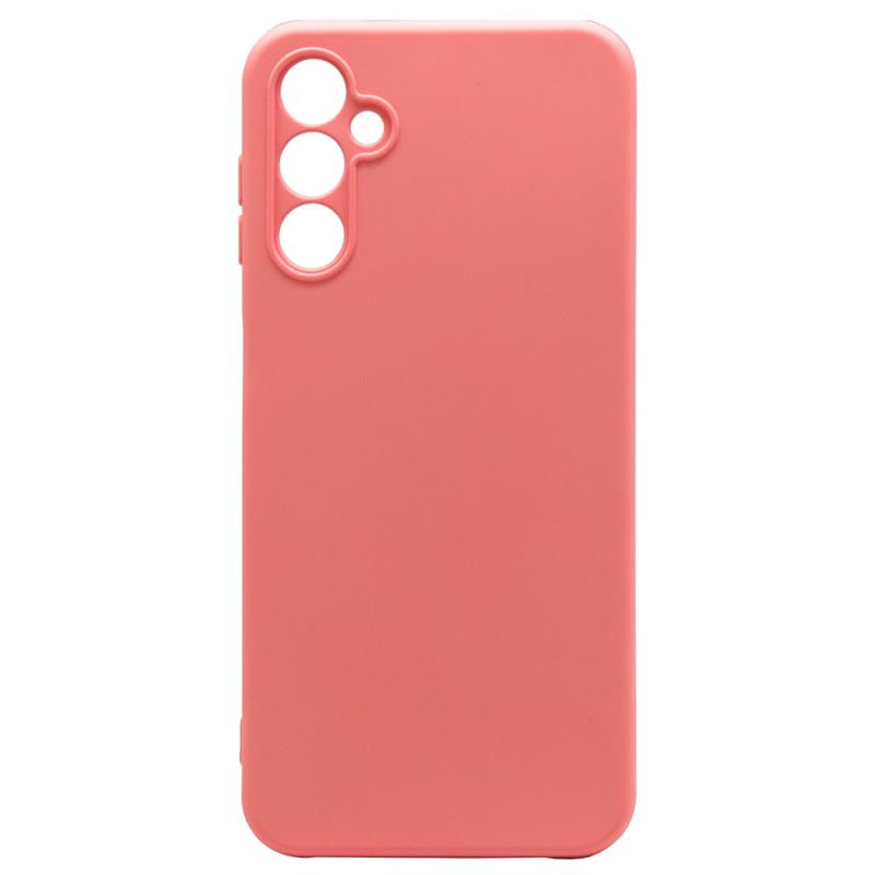 Θήκη Liquid Silicon inos Samsung A145 Galaxy A14 4G/ A146 Galaxy A14 5G L-Cover Ροζ