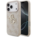 Θήκη PU Guess Apple iPhone 17 Pro Hardcase Big Logo 4G Ροζ