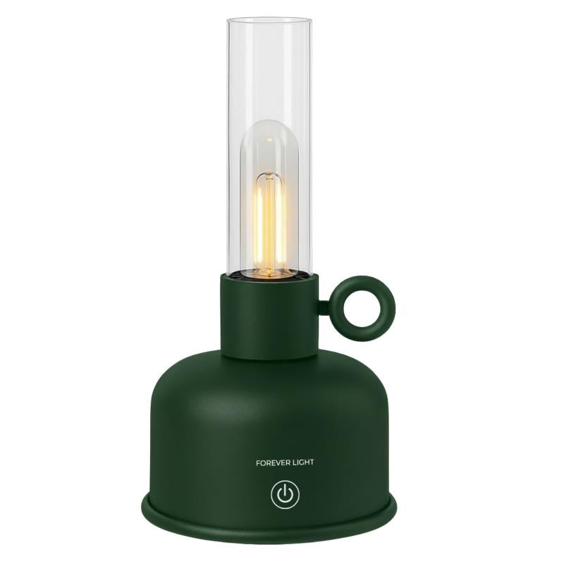 Φωτιστικό LED Forever Light FLR-04 Vintage Petroleum Πράσινο