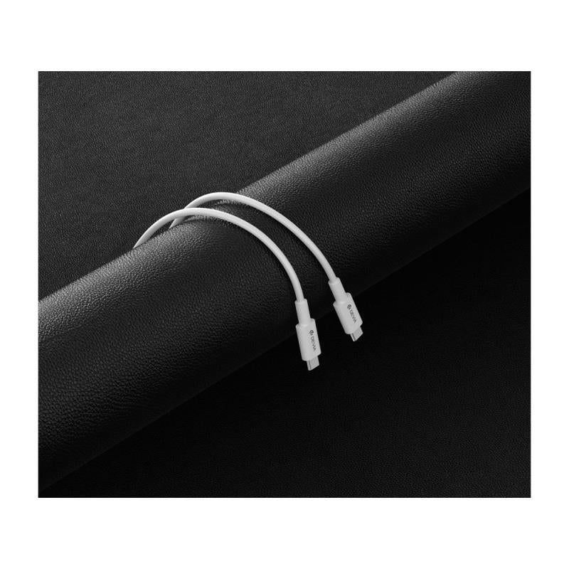 Καλώδιο Σύνδεσης USB 2.0 Devia EC042 USB C σε USB C PD 60W 1.2m Smart Λευκό