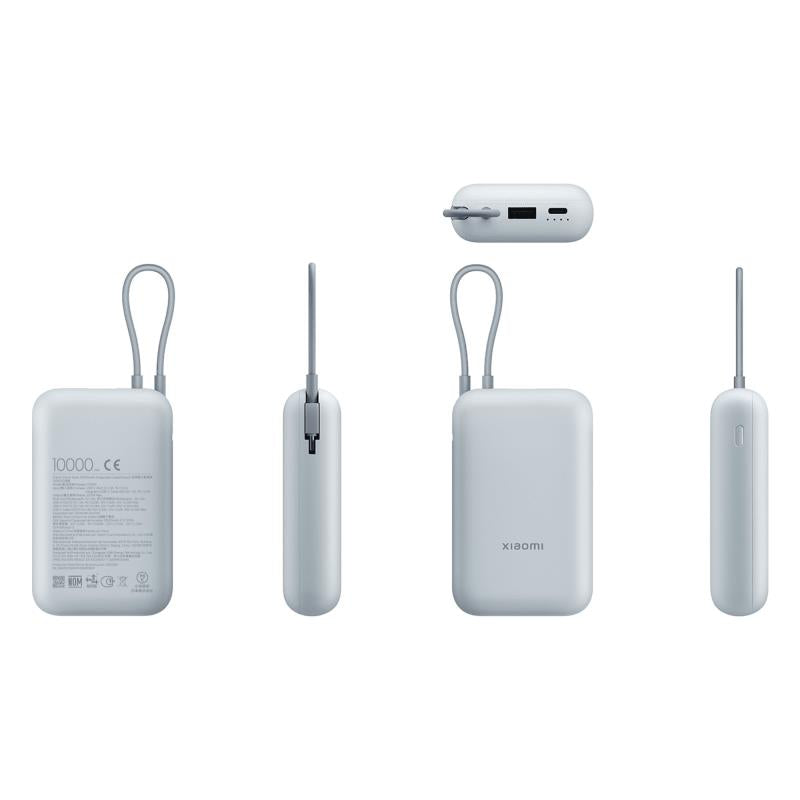 Φορτιστής Ανάγκης Xiaomi BHR9073GL 22.5W 10000mAh με Ενσωματωμένο Καλώδιο Γαλάζιο