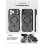 Θήκη TPU & PC Spigen Apple iPhone 17 Pro Max MagSafe Ultra Hybrid Frost Μαύρο
