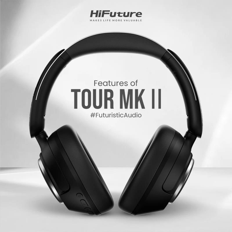 Ασύρματα Ακουστικά Κεφαλής HiFuture Tour Mk II Μαύρο