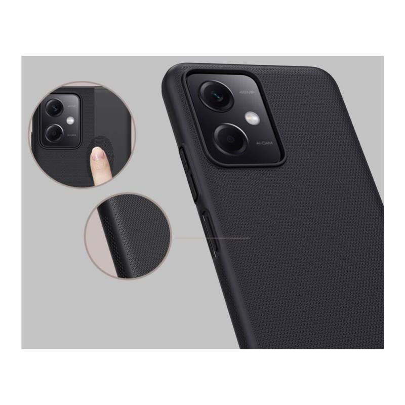 Θήκη Soft TPU & PC Nillkin Frosted Shield Xiaomi Poco X5 5G/ Redmi Note 12 5G Μαύρο