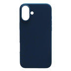Θήκη Liquid Silicon inos Apple iPhone 16 5G Velvet Σκούρο Μπλε