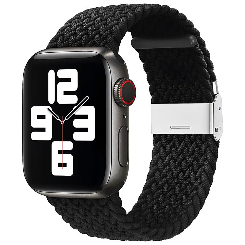 Λουράκι Flexible Fiber για Apple Watch 42/ 44/ 45/ 46/ 49mm Μαύρο (Ασυσκεύαστο)