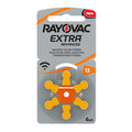 Μπαταρία Ακουστικών Βαρηκοΐας Rayovac Extra Advanced 13 (6 τεμ.)