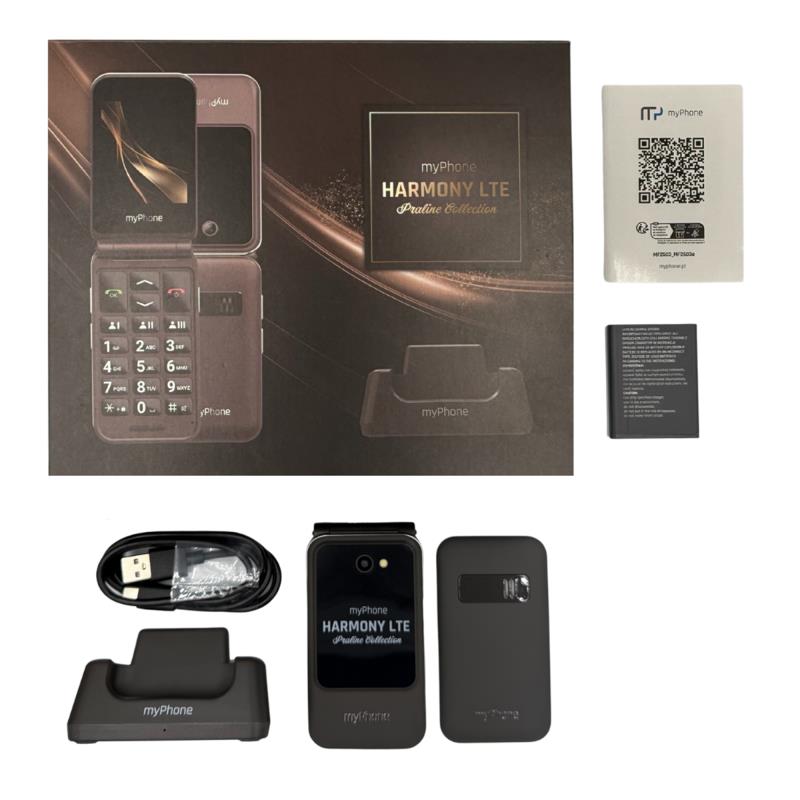 Κινητό Τηλέφωνο myPhone Harmony LTE Praline Collection Καφέ