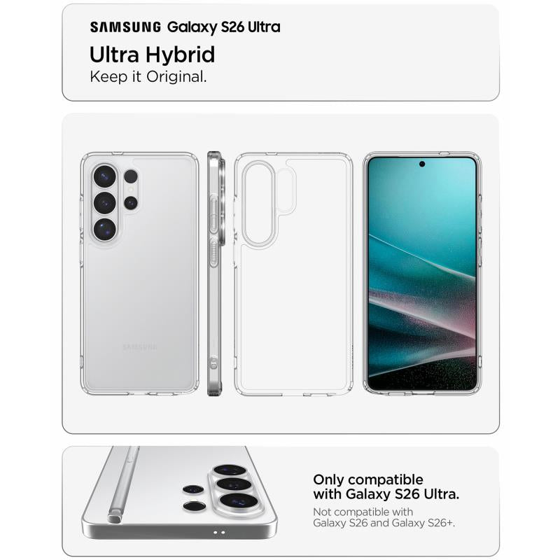 Θήκη TPU & PC Spigen Samsung Galaxy S26 Ultra 5G Ultra Hybrid Διάφανο