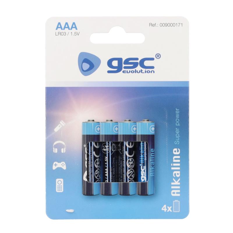 Μπαταρία GSC Alkaline Super Power AAA LR03 (4 τεμ.)
