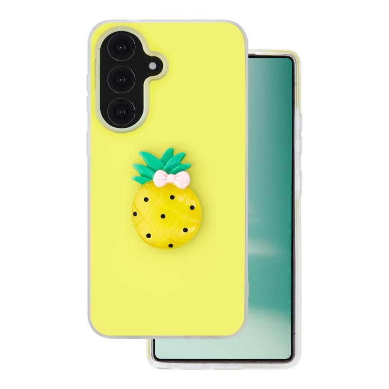 Θήκη TPU & PC inos Samsung A576 Galaxy A57 5G Fresh Pop Pineapple Κίτρινο