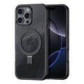 Θήκη TPU & PC Dux Ducis Aimo Magnetic MagSafe με Stand Apple iPhone 16 Pro Max Μαύρο