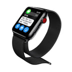 Λουράκι Devia Milanese Loop Apple Watch (38/ 40/ 41/ 42mm) Elegant Μαύρο