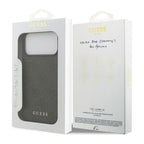 Θήκη PU Guess Apple iPhone 18 Pro Max/ 17 Pro Max Hardcase Classic Logo 4G Μαύρο