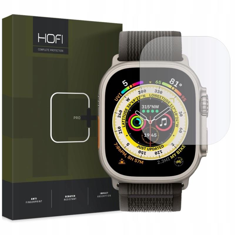 Tempered Glass Hofi Pro+ Apple Watch Ultra 1/ 2/ 3 49mm Διάφανο (1 τεμ.)