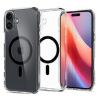 Θήκη TPU & PC Spigen Apple iPhone 16 MagSafe Ultra Hybrid Μαύρο