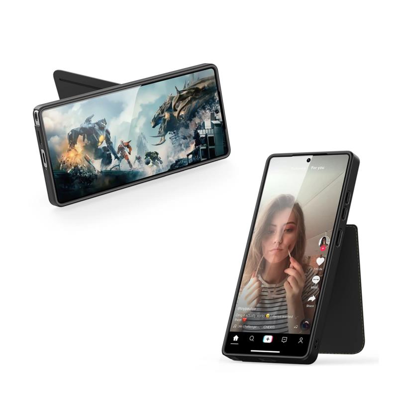 Θήκη Δερμάτινη Dux Ducis Samsung Galaxy S25 Ultra 5G 3 σε 1 Magnetic με Stand Rafi II Μαύρο