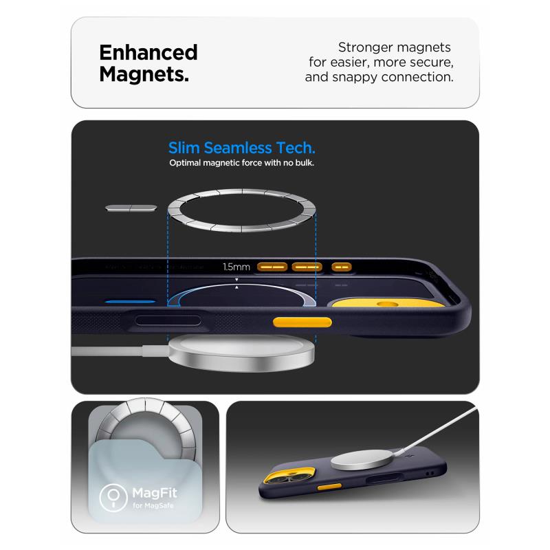 Θήκη TPU/ Σιλικόνης Spigen Caseology Nano Pop Magsafe Apple iPhone 17 Σκούρο Μπλε