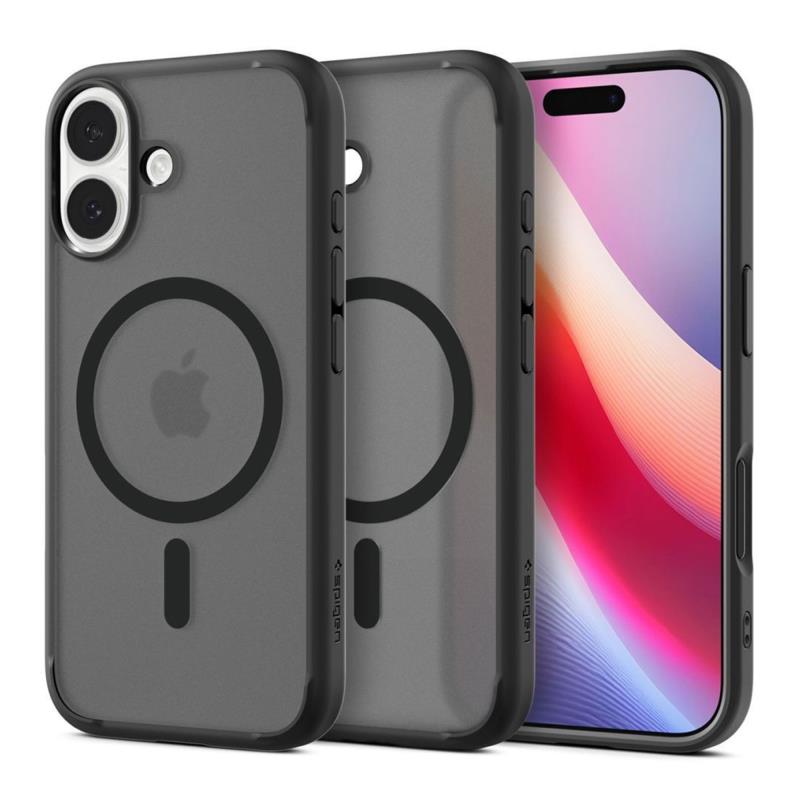 Θήκη TPU & PC Spigen Apple iPhone 17 MagSafe Ultra Hybrid Frost Μαύρο