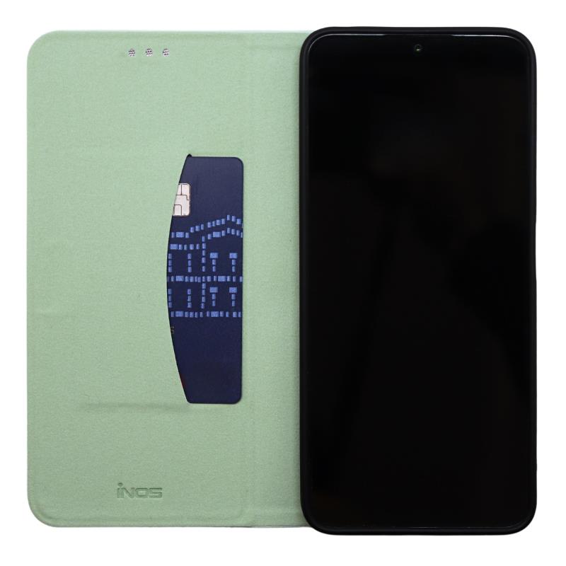 Θήκη Flip Book inos Xiaomi Poco C85/ Redmi 15C 4G/ Redmi 15C 5G Foldio Φυστικί
