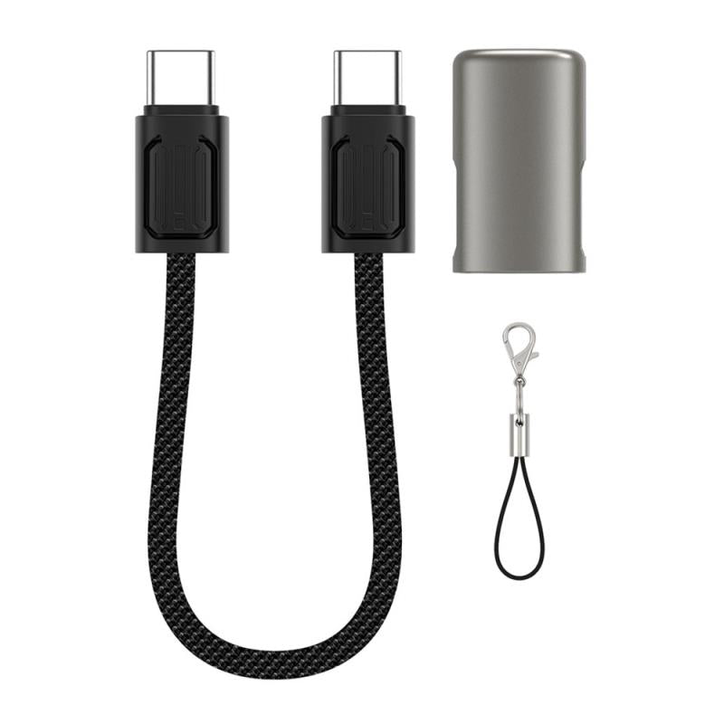 Καλώδιο Σύνδεσης USB 2.0 Wiwu Concise Wi-C040 USB C σε USB C PD 60W 0.15m Λευκό